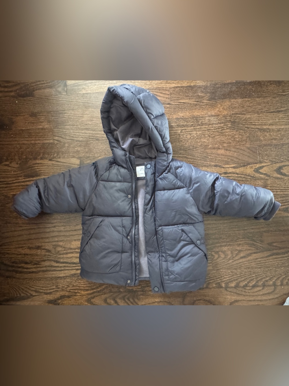Zara Kids Hooded Puffer Jacket